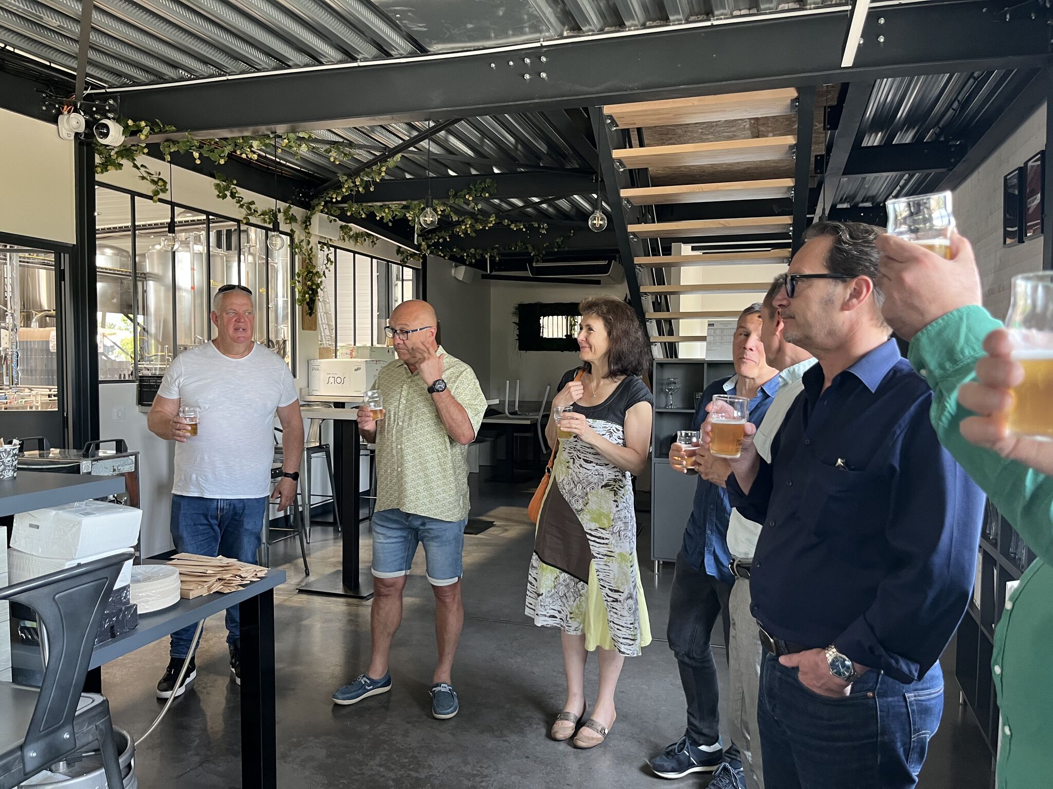Visite de Val de Cher Entreprises à la Brasserie Turone